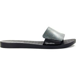 JAPONKI DAMSKIE IPA 26177 CZA. Klapki damskie Ipanema, bez wzorów, z tworzywa sztucznego, bez obcasa. Za 59,99 zł.