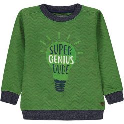 Bluza w kolorze zielonym. Zielone bluzy niemowlęce Kanz, z nadrukiem, z bawełny. W wyprzedaży za 49,95 zł.