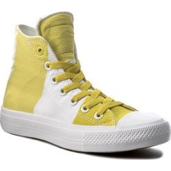 Trampki CONVERSE - Ctas II Hi 155417C Fresh Yellow/White/White. Żółte trampki i tenisówki damskie marki Converse, bez wzorów, z gumy, bez zapięcia. W wyprzedaży za 269,00 zł.
