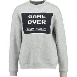 Bluzy rozpinane damskie: mbyM Bluza light grey melange