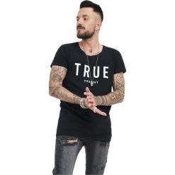 T-shirt w kolorze czarnym. Czarne t-shirty męskie True Prodigy, s, z nadrukiem, z okrągłym kołnierzem. W wyprzedaży za 44,95 zł.