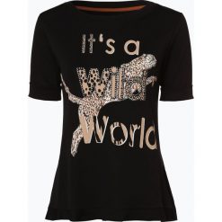 Marc Cain Collections - T-shirt damski, czarny. Czarne t-shirty damskie Marc Cain Collections, s, bez wzorów, bez kołnierzyka. Za 699,95 zł.