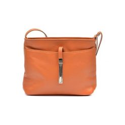 Torebka w kolorze koniaku - (S)22 x (W)18 x (G)5 cm. Brązowe torebki klasyczne damskie Bestsellers bags, w paski, z materiału. W wyprzedaży za 159,95 zł.