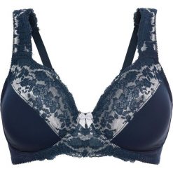 Biustonosz minimizer bonprix ciemnoniebiesko-matowy srebrny. Niebieskie biustonosze bonprix. Za 54,99 zł.
