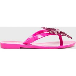Melissa - Japonki dziecięce Harmonic Bow. Różowe sandały dziewczęce Melissa, z gumy, bez zapięcia. W wyprzedaży za 89,90 zł.
