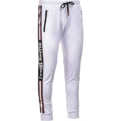 Białe Spodnie Melossa. Białe spodnie męskie Born2be, xl, z napisami, z dresówki, sportowe, długie. Za 59,99 zł.