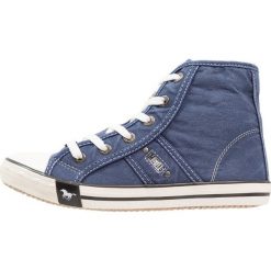 Mustang Tenisówki i Trampki wysokie jeansblau. Niebieskie trampki męskie Mustang, z tworzywa sztucznego. Za 209,00 zł.