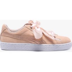 Puma - Buty Suede Heart LunaLux Wn s. Różowe buty sportowe damskie Puma, bez wzorów, ze skóry, sportowe. W wyprzedaży za 139,90 zł.