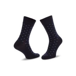 LASOCKI 082 VB005 41-43. Niebieskie skarpetki męskie Lasocki, bez wzorów, z bawełny. Za 9,99 zł.
