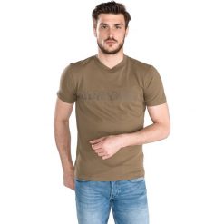 Napapijri Sevora Koszulka Zielony. Zielone podkoszulki męskie Napapijri, l, z nadrukiem, z bawełny, z krótkim rękawem. Za 180,95 zł.