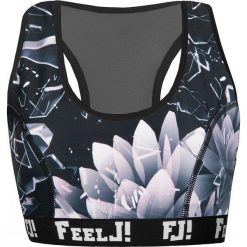 Topy sportowe damskie: Feelj Top Push-up Lilly szary r. S