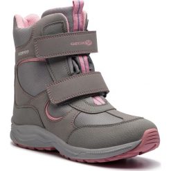Śniegowce GEOX - J N.Alaska G.B Wpf A J848BA 0FU50 C9002 D Dk Grey. Szare śniegowce dziewczęce Geox, bez zapięcia. W wyprzedaży za 229,00 zł.