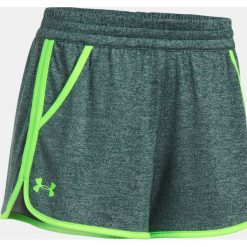 Spodenki sportowe męskie: Under Armour Spodenki damskie Tech Short 2.0 Twist zielone r. M (1299098-919)