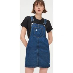 Spódnica jeansowa mini - Niebieski. Niebieskie spódniczki damskie Cropp, s, bez wzorów, z jeansu, mini. Za 89,99 zł.