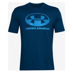 Under Armour Wordmark Koszulka Niebieski. Niebieskie podkoszulki męskie Under Armour, m, z nadrukiem, z bawełny, bez kołnierzyka, z krótkim rękawem, krótkie. Za 119,95 zł.