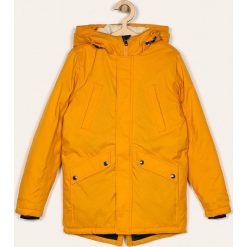 Jack & Jones - Kurtka dziecięca 140-176 cm. Zielone kurtki chłopięce Jack & Jones, bez wzorów, z poliesteru, długie, z kapturem. Za 389,90 zł.