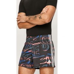 Adidas Performance - Szorty. Czarne spodenki sportowe męskie adidas Performance, s, z aplikacjami, z elastanu, sportowe. Za 149,90 zł.