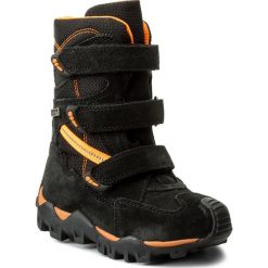 Śniegowce BARTEK - 94646T-2 Czarny Pomarańcz. Czarne buty chłopięce zimowe Bartek, bez zapięcia. W wyprzedaży za 209,00 zł.