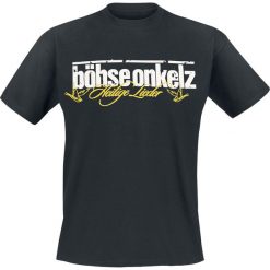 Böhse Onkelz Gehasst, verdammt, vergöttert II. T-Shirt czarny. Czarne koszulki męskie Böhse Onkelz, xl, z nadrukiem, z dekoltem na plecach. Za 99,90 zł.