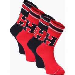 Tommy Hilfiger - Skarpety męskie, czerwony. Czarne skarpetki męskie marki TOMMY HILFIGER, z bawełny. Za 59,95 zł.