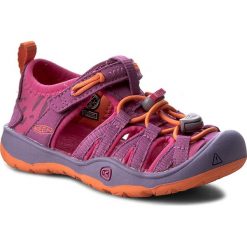 Sandały KEEN - Moxie Sandal 1016356 Purple Wine/Nasturtium. Fioletowe sandały dziewczęce marki Keen, z materiału, bez zapięcia. Za 229,95 zł.