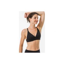 Góra kostiumu kąpielowego BEA damska. Czarne t-shirty damskie OLAIAN, bez wzorów, z elastanu, sportowe, z dekoltem na plecach. Za 49,99 zł.