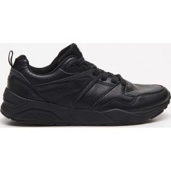 Jednokolorowe sneakersy - Czarny. Czarne sneakersy męskie Cropp, bez zapięcia. Za 179,99 zł.