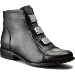 Botki damskie lity: Botki EKSBUT - 3558-155-1G Czarny Nie