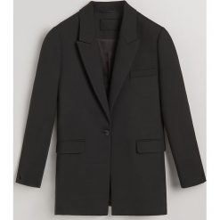 Elegancka marynarka - Czarny. Czarne marynarki i żakiety damskie marki Reserved, eleganckie. Za 349,99 zł.