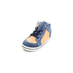Pepino Boys Półbuty Casi nugat/reef (średnie) - niebieski - Gr.Moda (2 - 6 lat). Niebieskie buciki niemowlęce Pepino, ze skóry, na sznurówki. Za 269,00 zł.