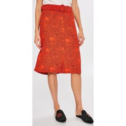 Vero Moda - Spódnica. Szare spódniczki marki Vero Moda, l, z materiału, midi, proste. Za 169,90 zł.