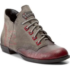 Buty zimowe damskie: Botki MACIEJKA – 02522-08/00-3 Czerwony