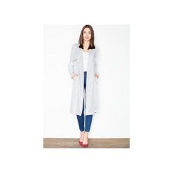 Płaszcz M427 Szary. Szare płaszcze damskie FIGL, xl, bez wzorów, eleganckie. Za 199,00 zł.