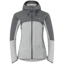 Odlo Kurtka damska hardshell ENGAGE szara r. S. Szare kurtki sportowe damskie marki Odlo, s, z hardshellu. Za 561,48 zł.