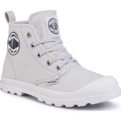 Trapery PALLADIUM - Lp Mid Cvs W 96710-073-M Vapor. Szare trapery damskie Palladium, z tworzywa sztucznego, klasyczne, bez obcasa, bez zapięcia. Za 299,00 zł.
