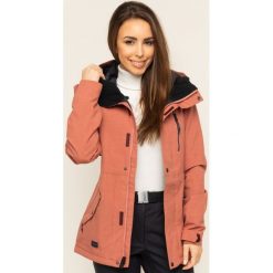 Kurtka snowboardowa Volcom Ashlar Ins H0452014. Różowe kurtki damskie Volcom, na zimę, m, bez wzorów, z poliesteru, bez kaptura, snowboardowy. W wyprzedaży za 429,00 zł.