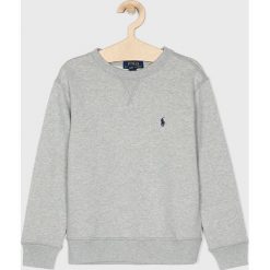 Polo Ralph Lauren - Bluza dziecięca 134-176 cm. Szare bluzy chłopięce Polo Ralph Lauren, bez wzorów, z bawełny, bez rękawów, bez kaptura. W wyprzedaży za 199,90 zł.