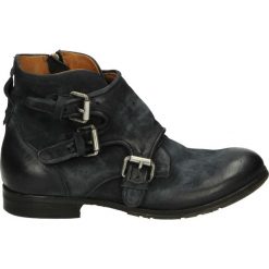 Buty zimowe męskie: Botki męskie – 401202 BLU
