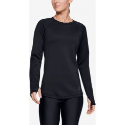Under Armour ColdGear® Armour Koszulka Czarny. Czarne koszulki damskie Under Armour, xs, z nadrukiem, z elastanu, bez kołnierzyka, z długim rękawem. Za 240,95 zł.