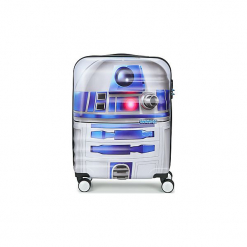 Walizki twarde American Tourister STAR WARS R2D2 55CM 4R. Białe walizki American Tourister, z motywem z bajki. Za 479,00 zł.