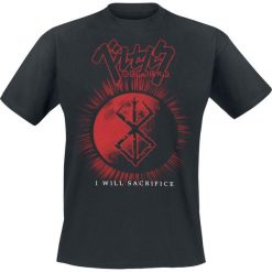 Berserk Logo T-Shirt czarny. Czarne t-shirty męskie z nadrukiem marki Berserk, m, z okrągłym kołnierzem. Za 74,90 zł.