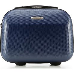 Kosmetyczka 56-3P-974-90. Niebieskie kosmetyczki damskie marki Wittchen, w paski, eleganckie. Za 89,00 zł.