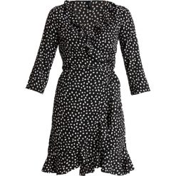 Sukienki: Vero Moda Tall VMHENNA 3/4 WRAP DRESS Sukienka letnia black