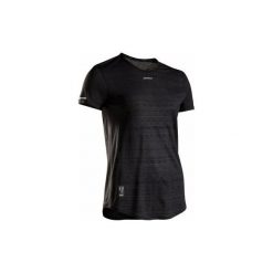 Koszulka tenis Light 990 damska. Czarne t-shirty damskie ARTENGO, l, bez wzorów, z poliesteru, bez kołnierzyka, bez rękawów, bez kaptura, tenisowe. Za 59,99 zł.