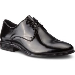 Półbuty LASOCKI FOR MEN MI08-C375-365-01. Czarne półbuty męskie Lasocki For Men, bez wzorów, ze skóry, bez zapięcia. Za 199,99 zł.