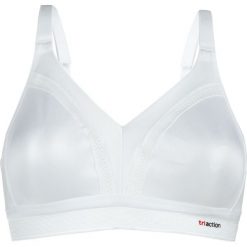 Triumph Workout Biustonosz Biały. Białe biustonosze Triumph, bez wzorów, z elastanu. Za 214,95 zł.