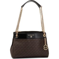 Torebka MICHAEL MICHAEL KORS - Susan 30H9GUSL1B Brown/Blk. Pomarańczowe torebki klasyczne damskie MICHAEL Michael Kors, bez wzorów, ze skóry ekologicznej, eleganckie, bez dodatków. Za 1439,00 zł.