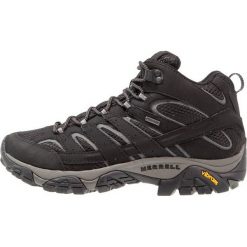 Merrell MOAB 2 MID GTX Buty trekkingowe black. Czarne buty trekkingowe męskie Merrell, z gumy, bez zapięcia, outdoorowe. Za 579,00 zł.