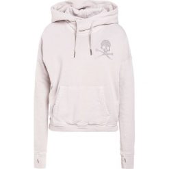 Bluzy damskie: True Religion BOXY CROP HOODY SKULL Bluza z kapturem silver grey