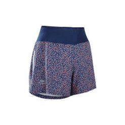 Spodenki RUN DRY. Niebieskie bermudy damskie KALENJI. W wyprzedaży za 29,99 zł.